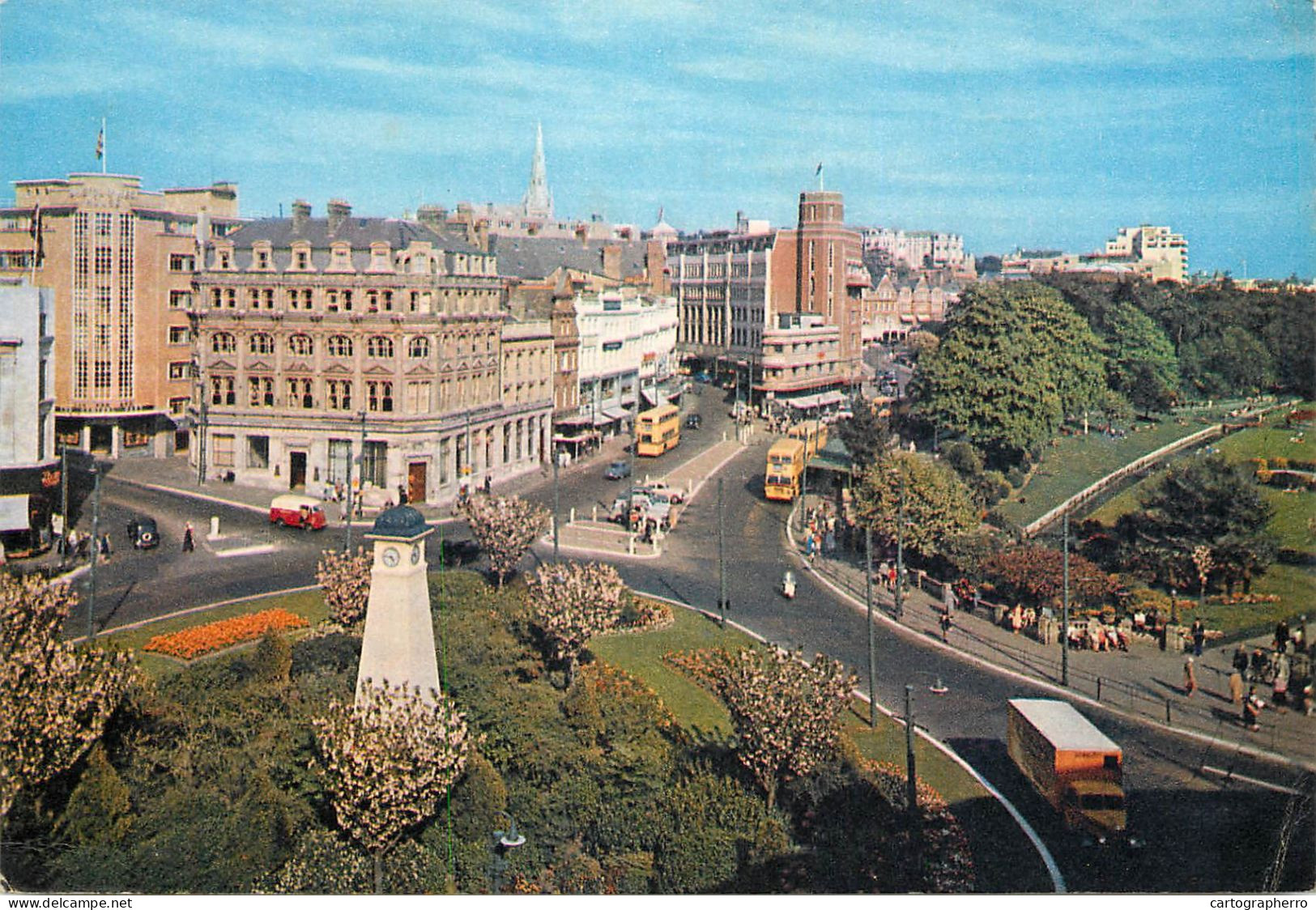 United Kingdom England Dorset Bournemouth The Square Gardens - Bournemouth (a Partire Dal 1972)