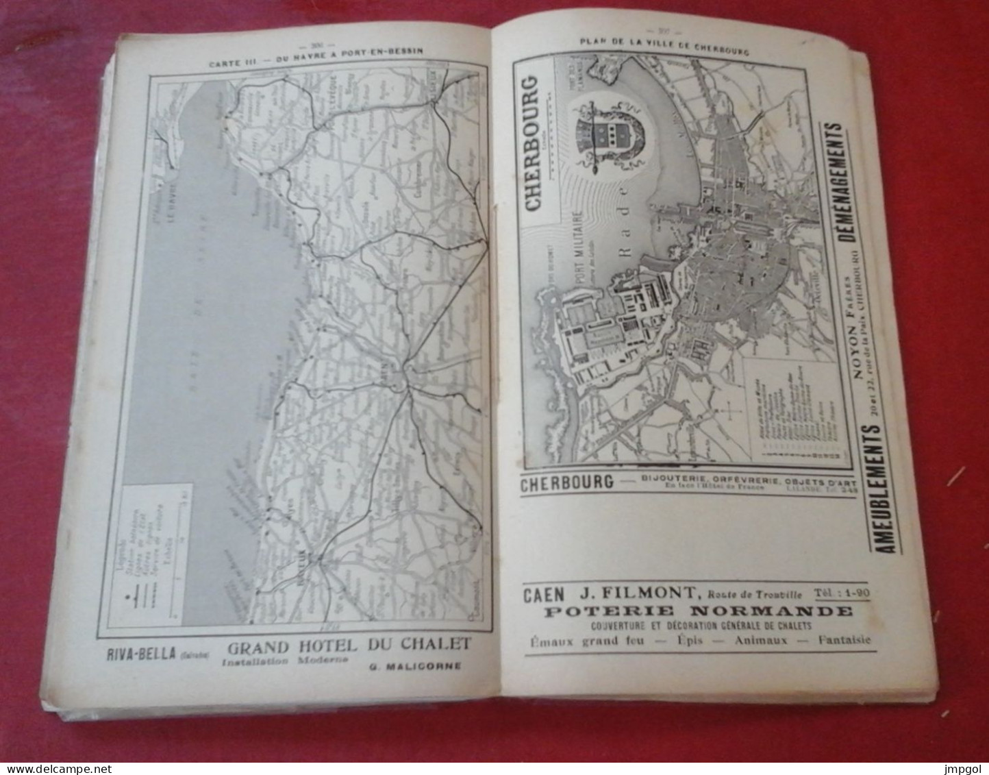 Livret Guide Officiel Chemins de fer de l'Etat 1923 Normandie Bretagne Jersey Londres Tourisme Horaires Trains Bateaux