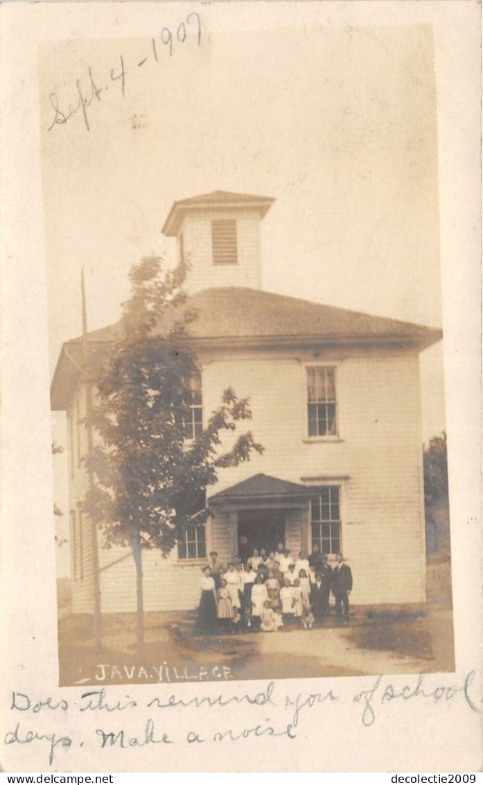 US5683 Java Village Real Photo Family New York Usa Strykersville Sheldon - Rochester