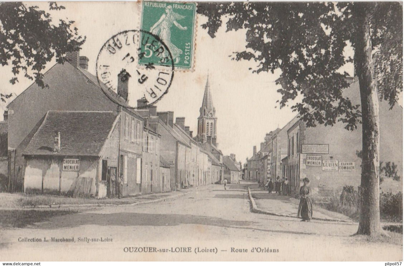 45 - OUZOUER SUR LOIRE - Route D'Orléans - Ouzouer Sur Loire