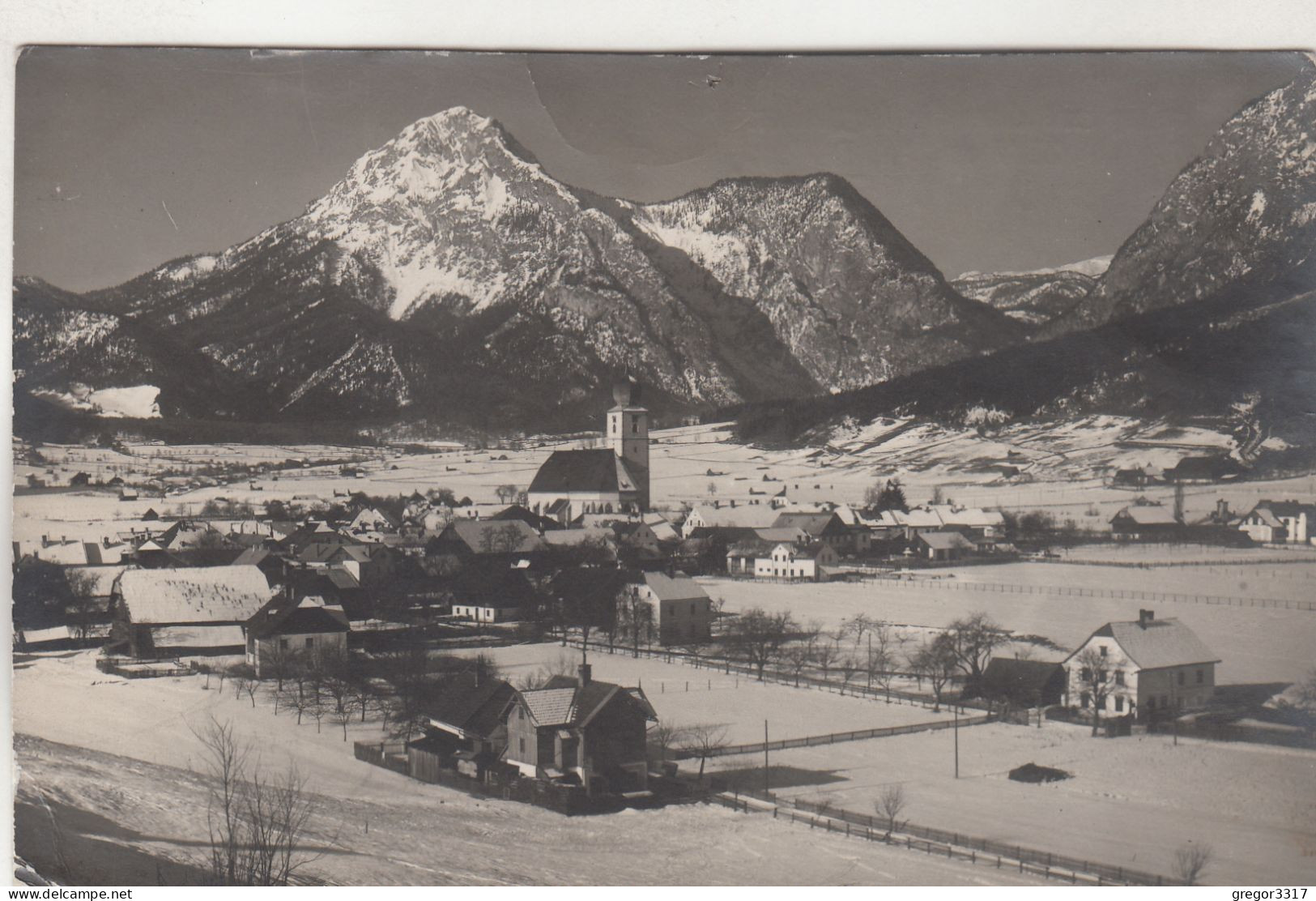 D6448) GRÖBMING - Steiermark - Sehr Alte FOTO AK - Häuser U. Stoderzinken 1929 - Gröbming