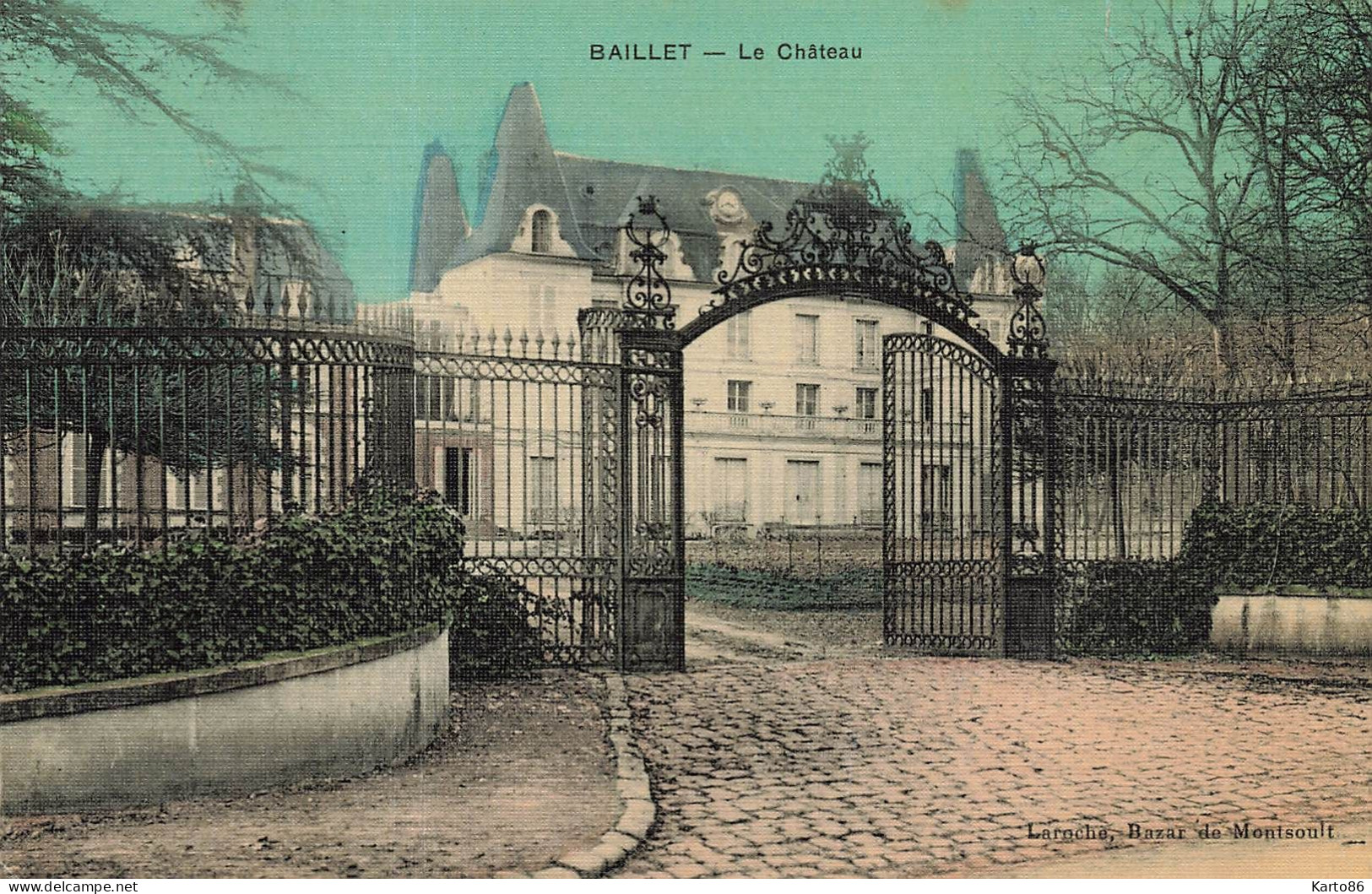 Baillet * Vue Sur La Grille Du Château - Baillet-en-France