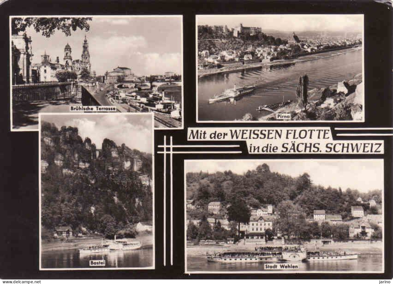 Germany, Weissen Flotte In Sächs. Schweiz, Gebraucht 1965 - Zwönitz