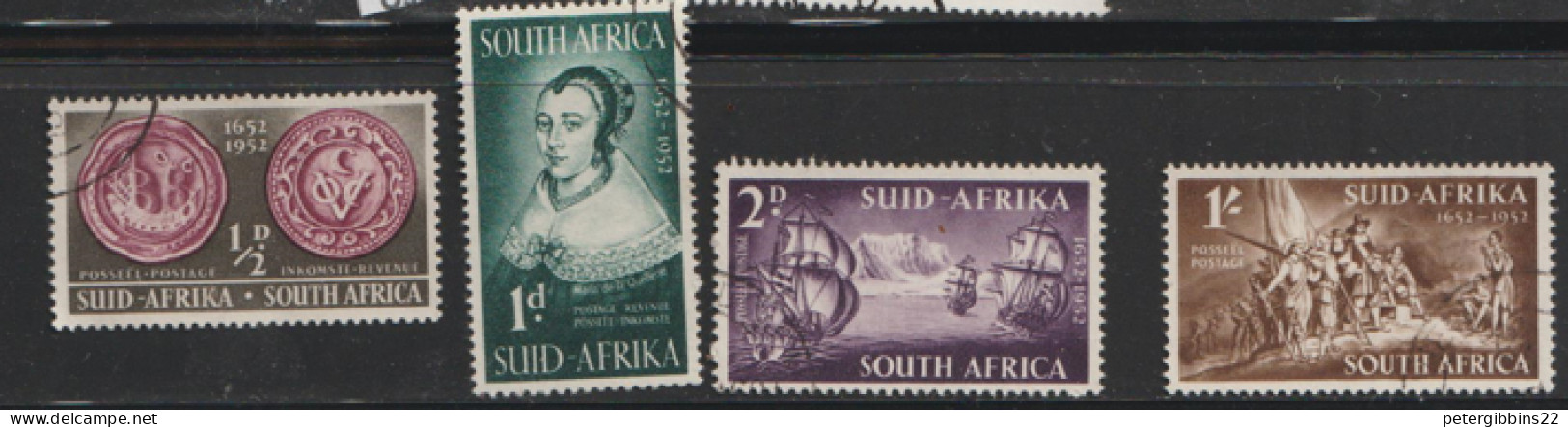 South Africa  1951  SG 136-40  Van Riebeeck  Fine Used - Used Stamps