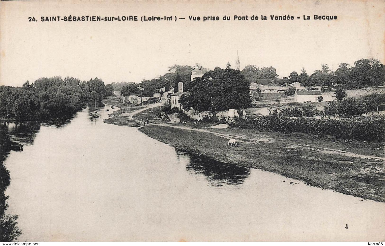 St Sébastien Sur Loire * Vue Prise Du Pont De La Vendée , La Becque - Saint-Sébastien-sur-Loire