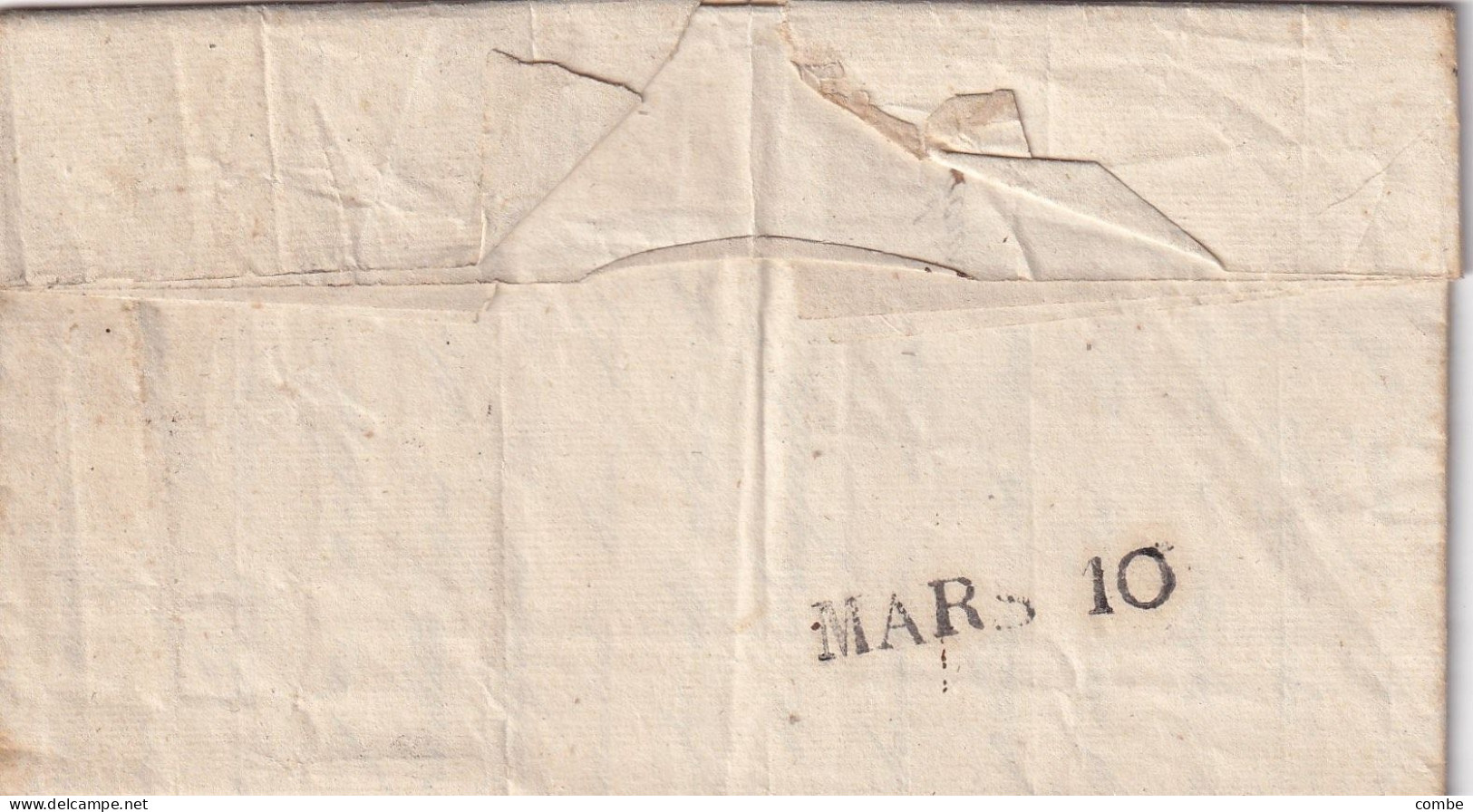 LETTRE. SUISSE. 7 MARS 1833. GENEVE POUR HOPITAL SOUS CONFLANS EN SAVOIE. TAXE 10 - ...-1845 Prephilately