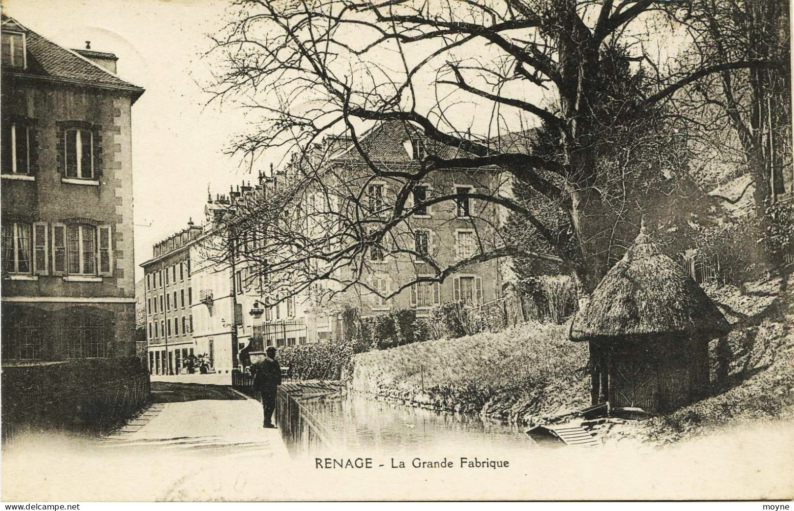 8811  - Isére - RENAGE :  LA GRANDE FABRIQUE      -   CIRCULEE EN  1912 - Renage