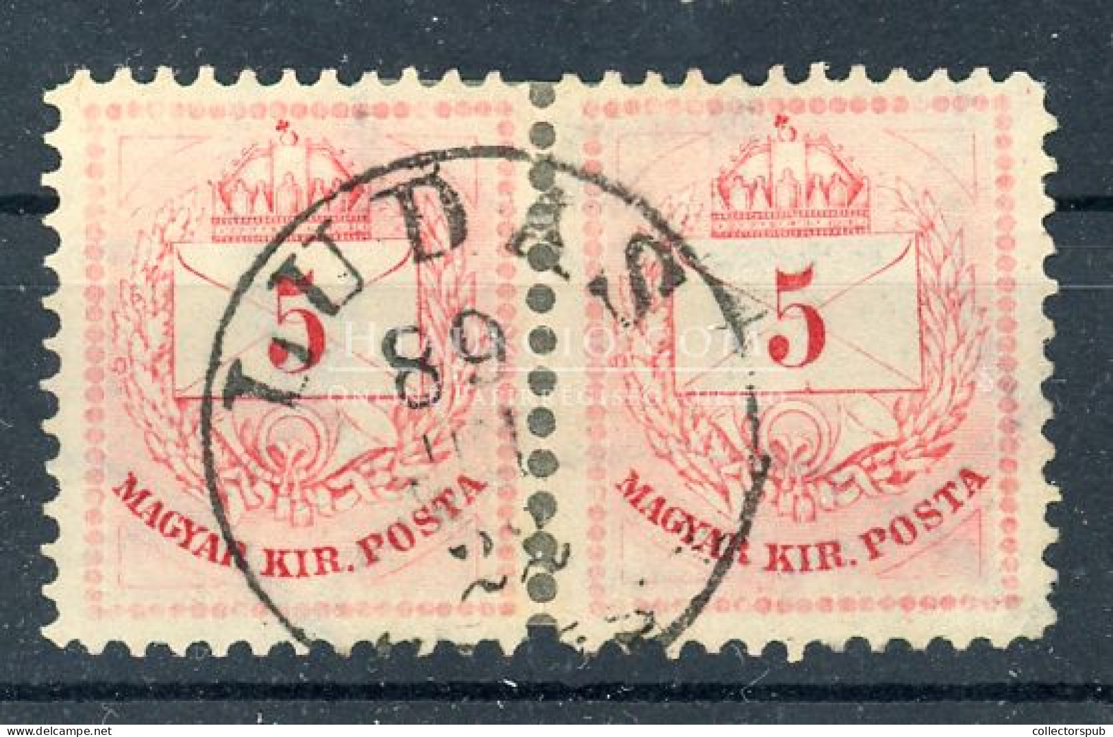 LUDAS 5Kr Pár Szép Bélyegzés - Used Stamps