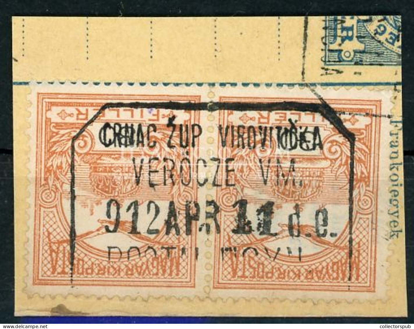 POSTAÜGYNÖKSÉG Bélyegzés CTNAC ZUP VIROVITICA - Used Stamps