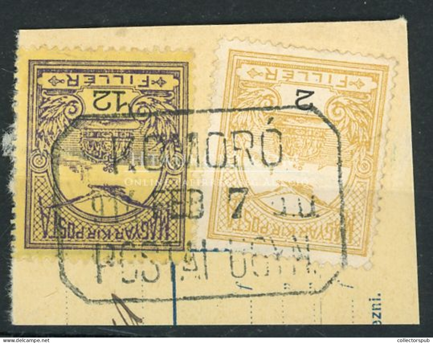 POSTAÜGYNÖKSÉG Bélyegzés KOMORÓ - Used Stamps