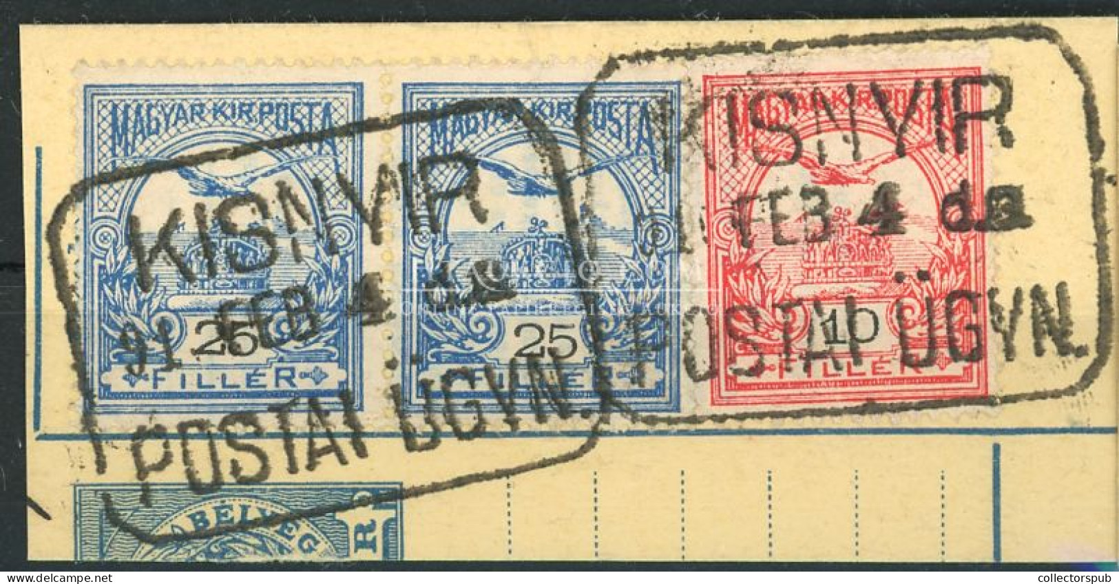 POSTAÜGYNÖKSÉG Bélyegzés KISNYIR - Used Stamps