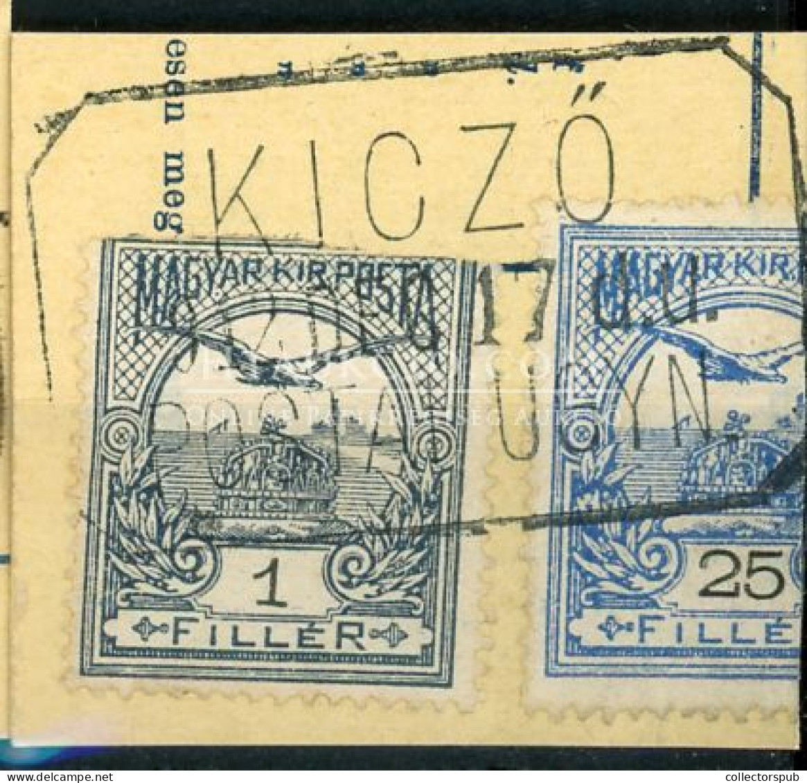 POSTAÜGYNÖKSÉG Bélyegzés KICZŐ - Used Stamps