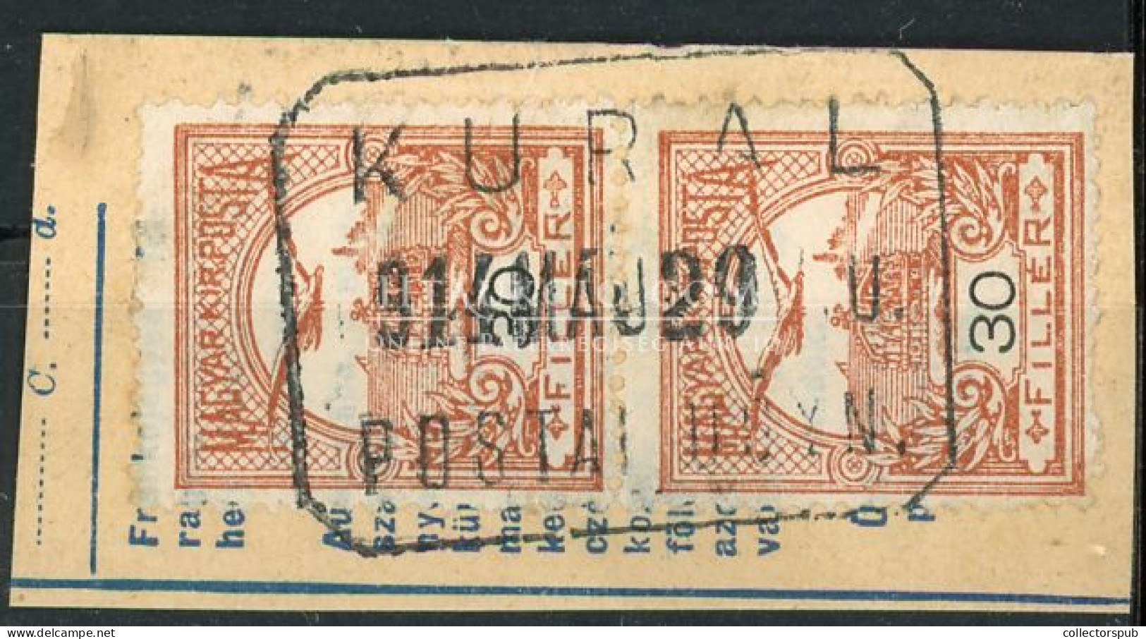 POSTAÜGYNÖKSÉG Bélyegzés KURAL - Used Stamps