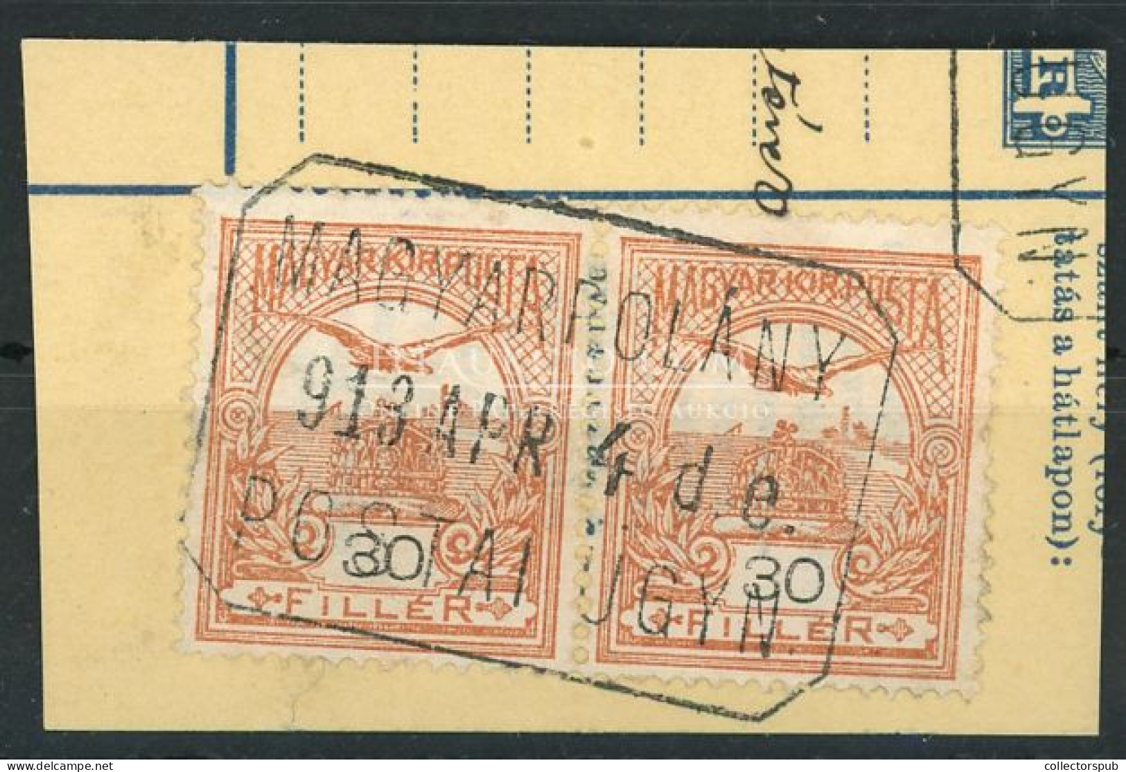 POSTAÜGYNÖKSÉG Bélyegzés MAGYARPOLLÁNY - Used Stamps