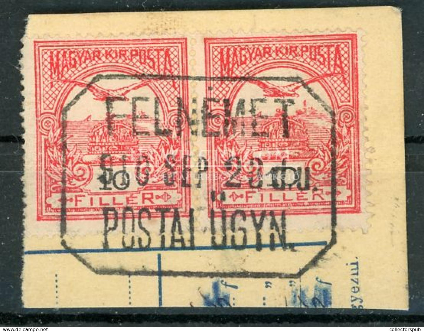 POSTAÜGYNÖKSÉG Bélyegzés FELNÉMET - Used Stamps