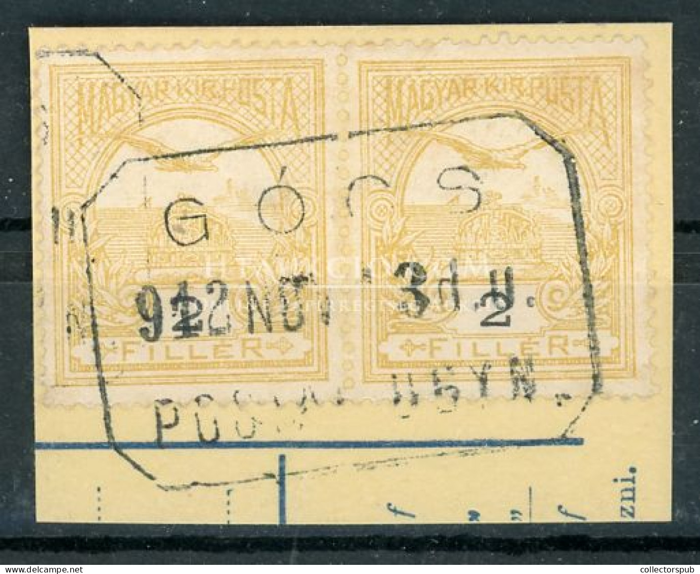 POSTAÜGYNÖKSÉG Bélyegzés GÓCS - Used Stamps