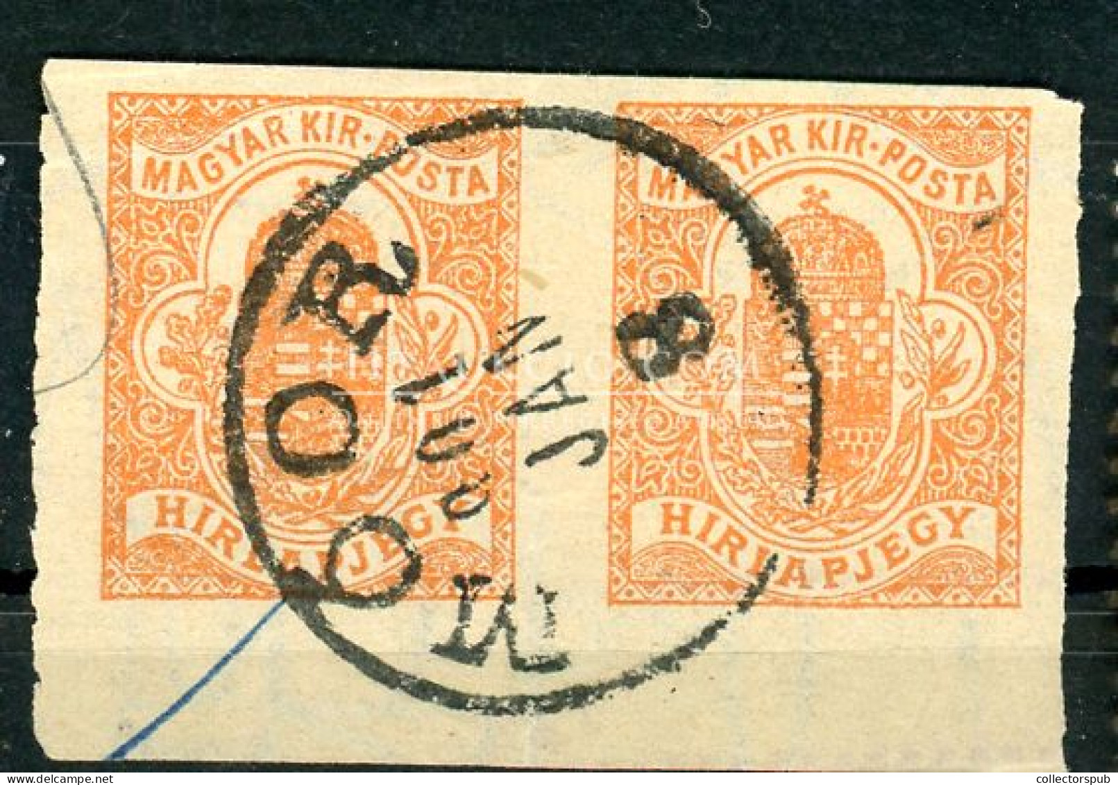 MÓOR Hírlapbélyeg Pár, Szép Bélyegzés - Used Stamps