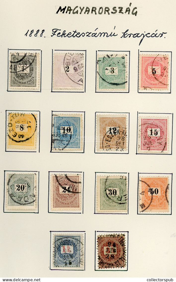 1888. Krajcáros Sor - Used Stamps