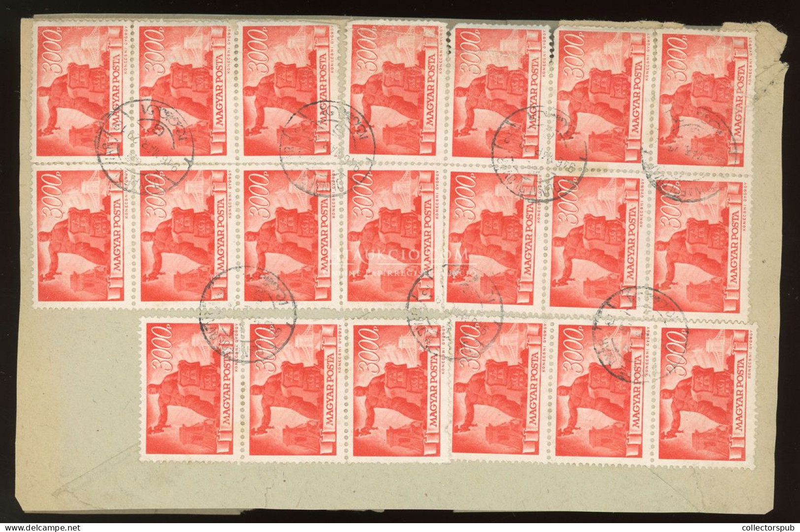 DUNAFÖLDVÁR 1946. Dekoratív Inflációs Levél Szekszárdra Küldve - Used Stamps