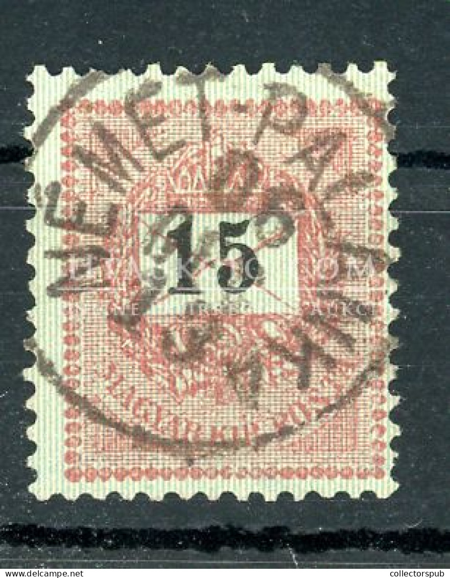 NÉMETPALÁNKA 15Kr Szép Bélyegzés - Used Stamps