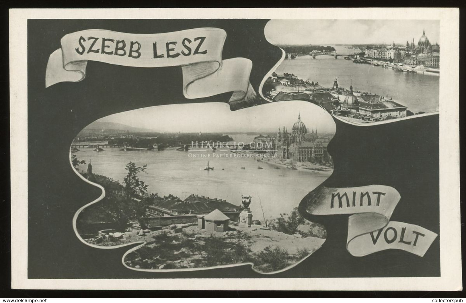 BUDAPEST 1947. Újjáépítjük Magyarországot, Képeslap, Alkalmi Bélyegzéssel - Hongrie