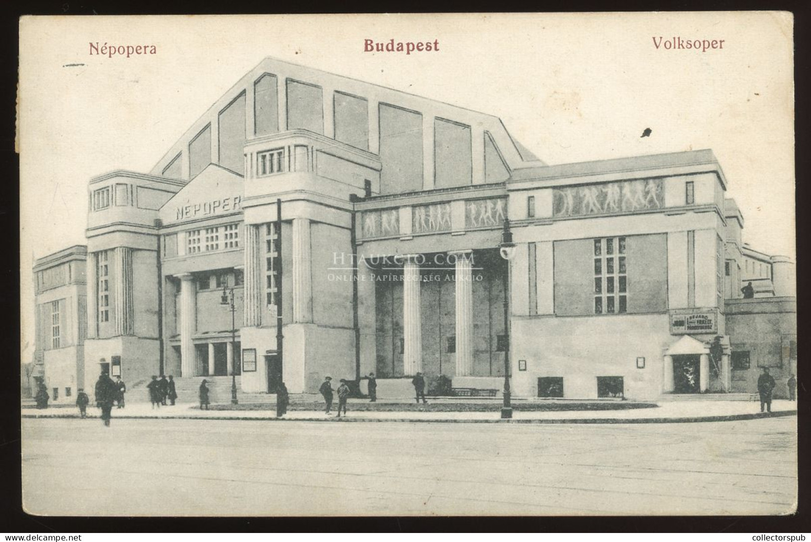 BUDAPEST 1914. Népopera, Régi Képeslap - Hongarije