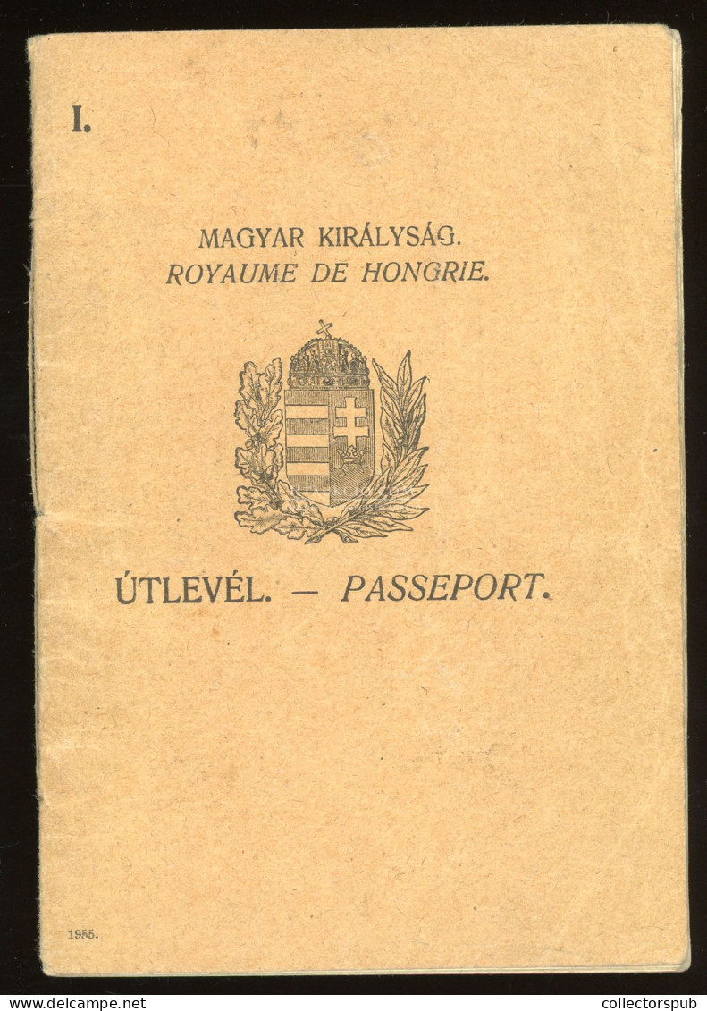 BUDAPEST 1927. Fényképes Útlevél Passport - Ohne Zuordnung