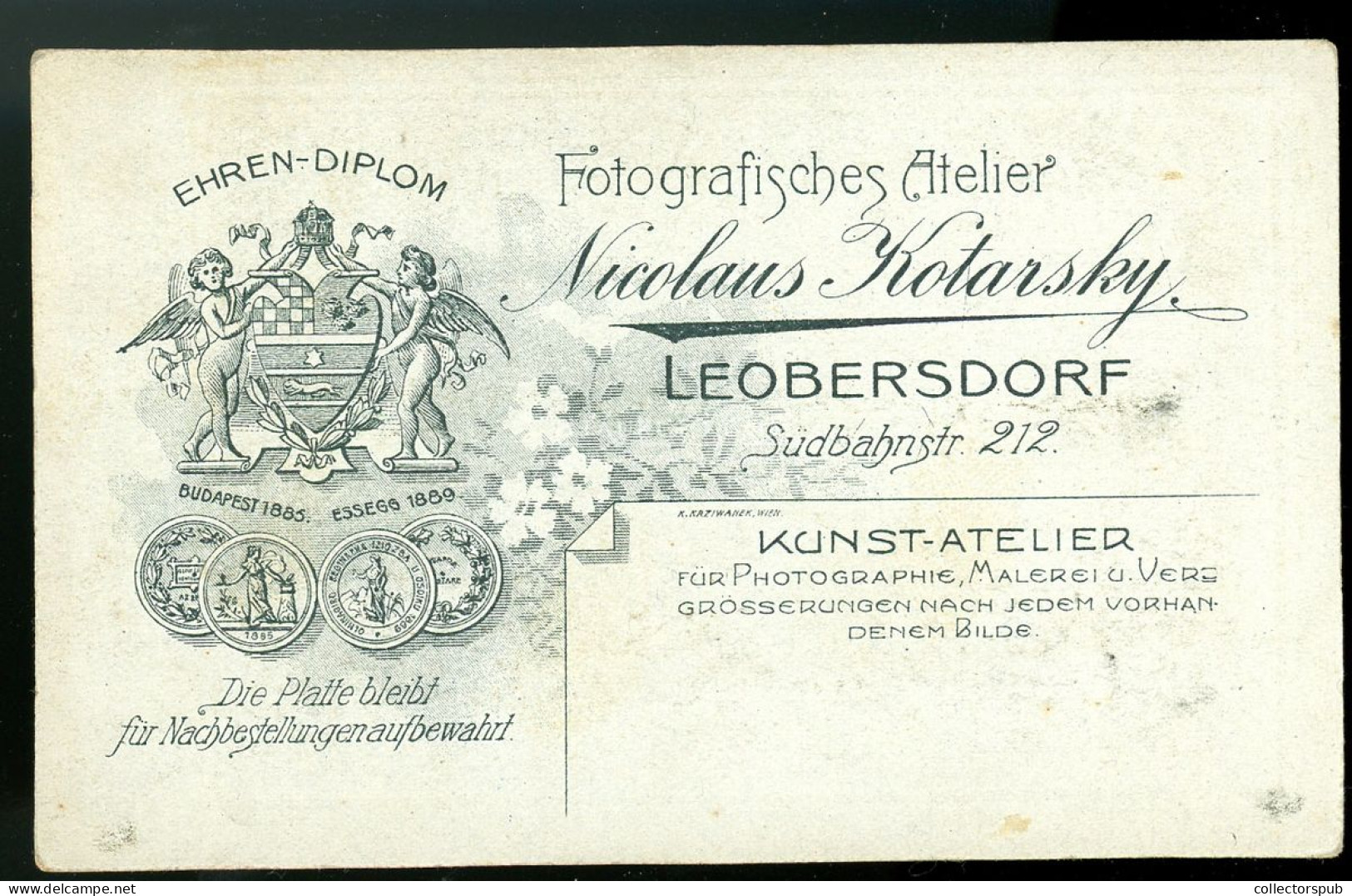 I. VH Leobensdorf, Katona Visit Fotó - Oud (voor 1900)