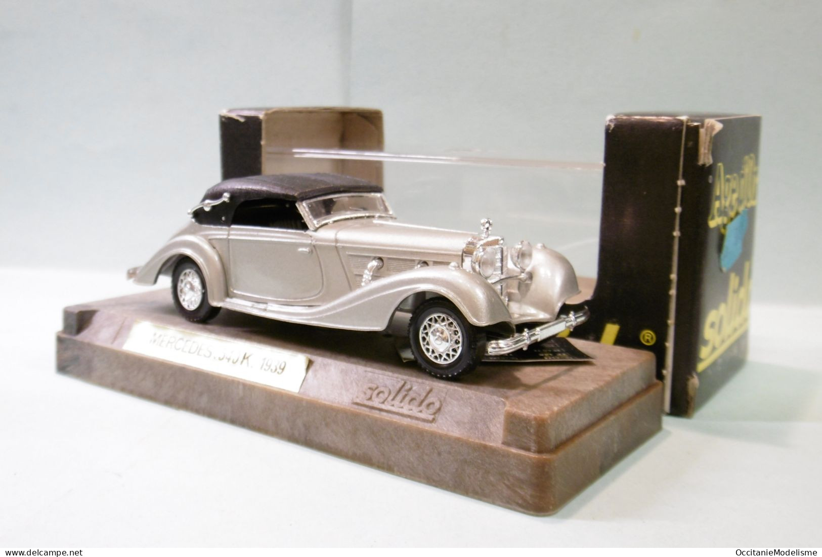 Solido Age D'Or - MERCEDES BENZ 540K 1939 Gris Métallisé Réf. 67 BO 1/43 - Solido