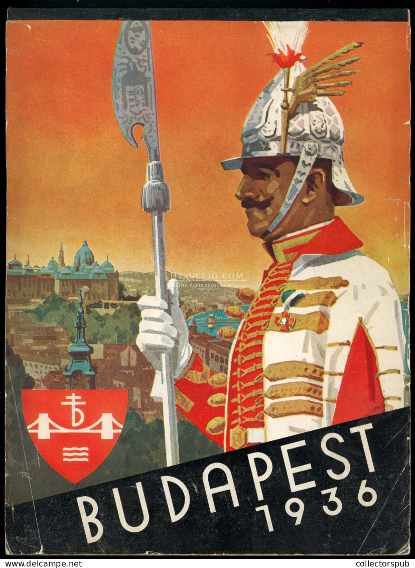 BUDAPEST 1936. Kalendárium, Fotós Asztali, Idegenforgalmi Naptár , Angol Nyelven 53 Kiváló Fotóval, Különböző Fényképész - Ohne Zuordnung