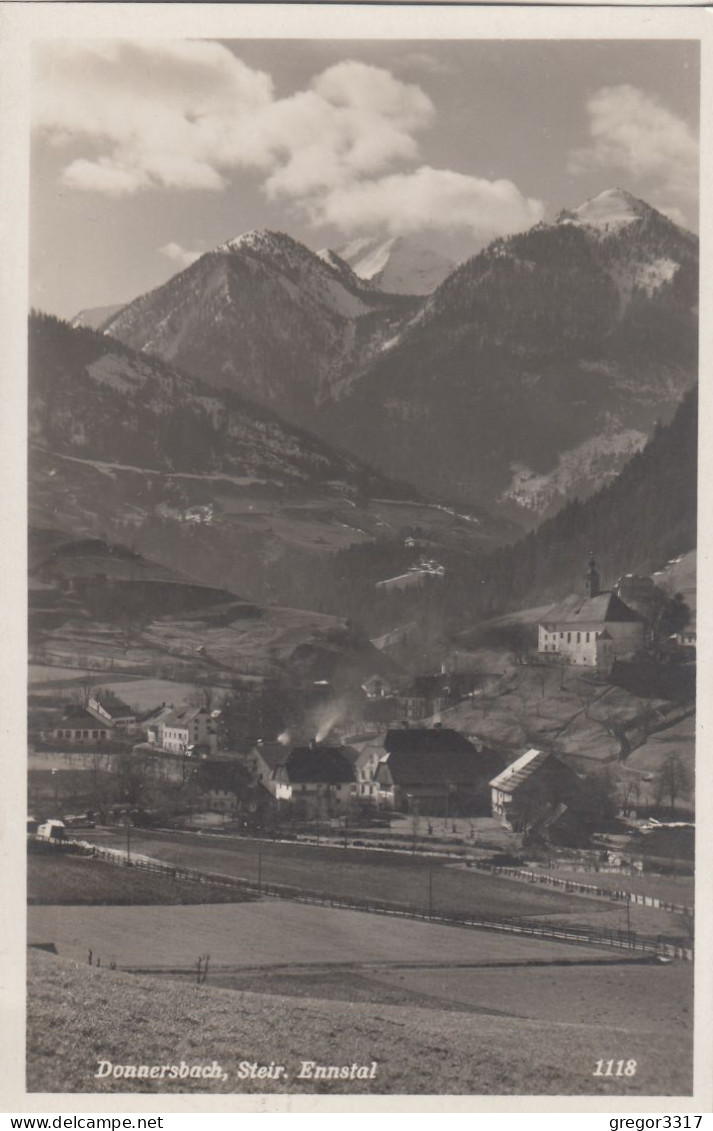 D6483) DONNERSBACH - Steir. Ennstal - Alte S/W FOTO AK  1930 - Donnersbach (Tal)