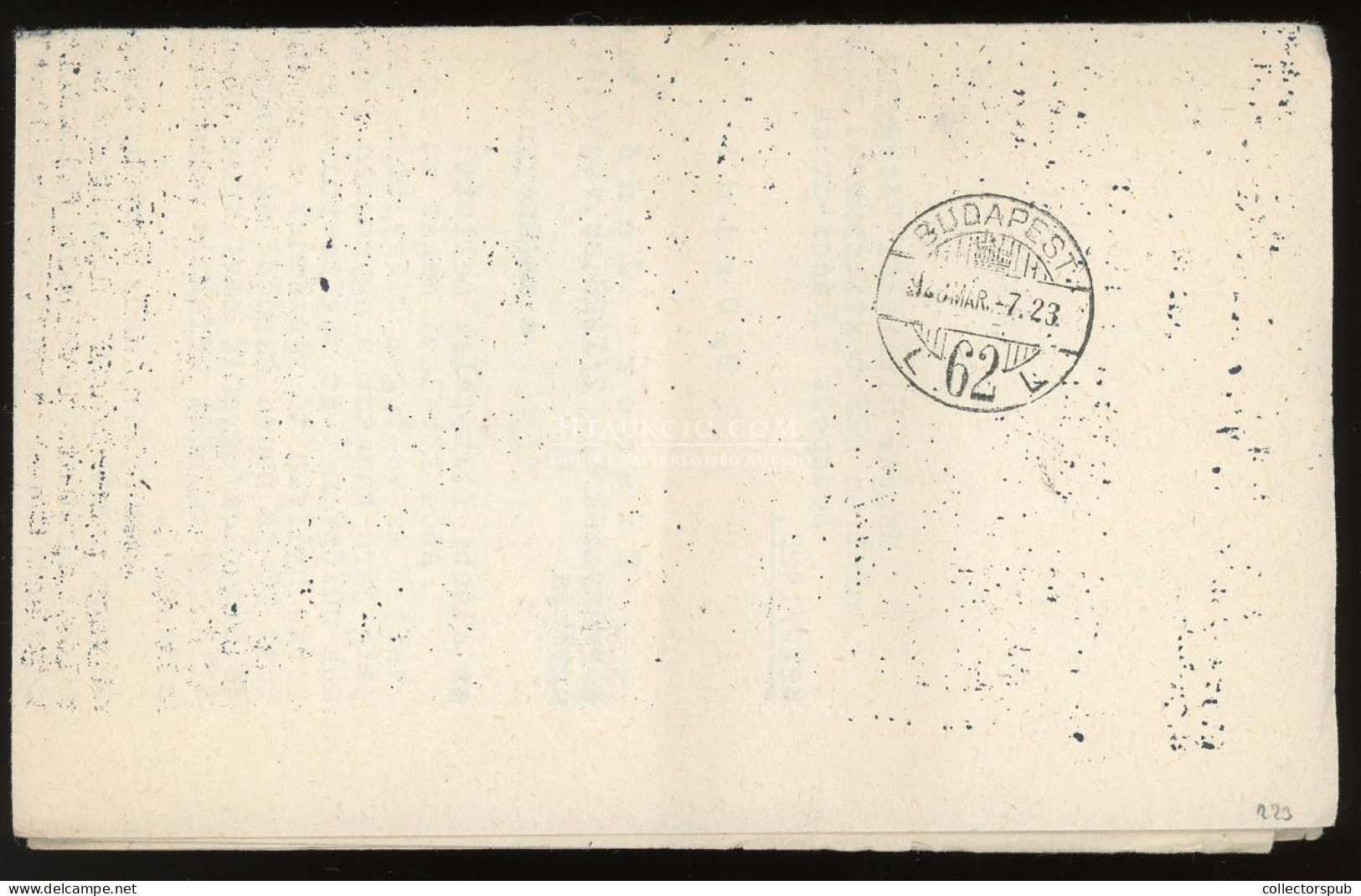 BUDAPEST 1928. Helyi Ajánlott Levél, Céglyukasztásos Bélyegekkel - Oblitérés