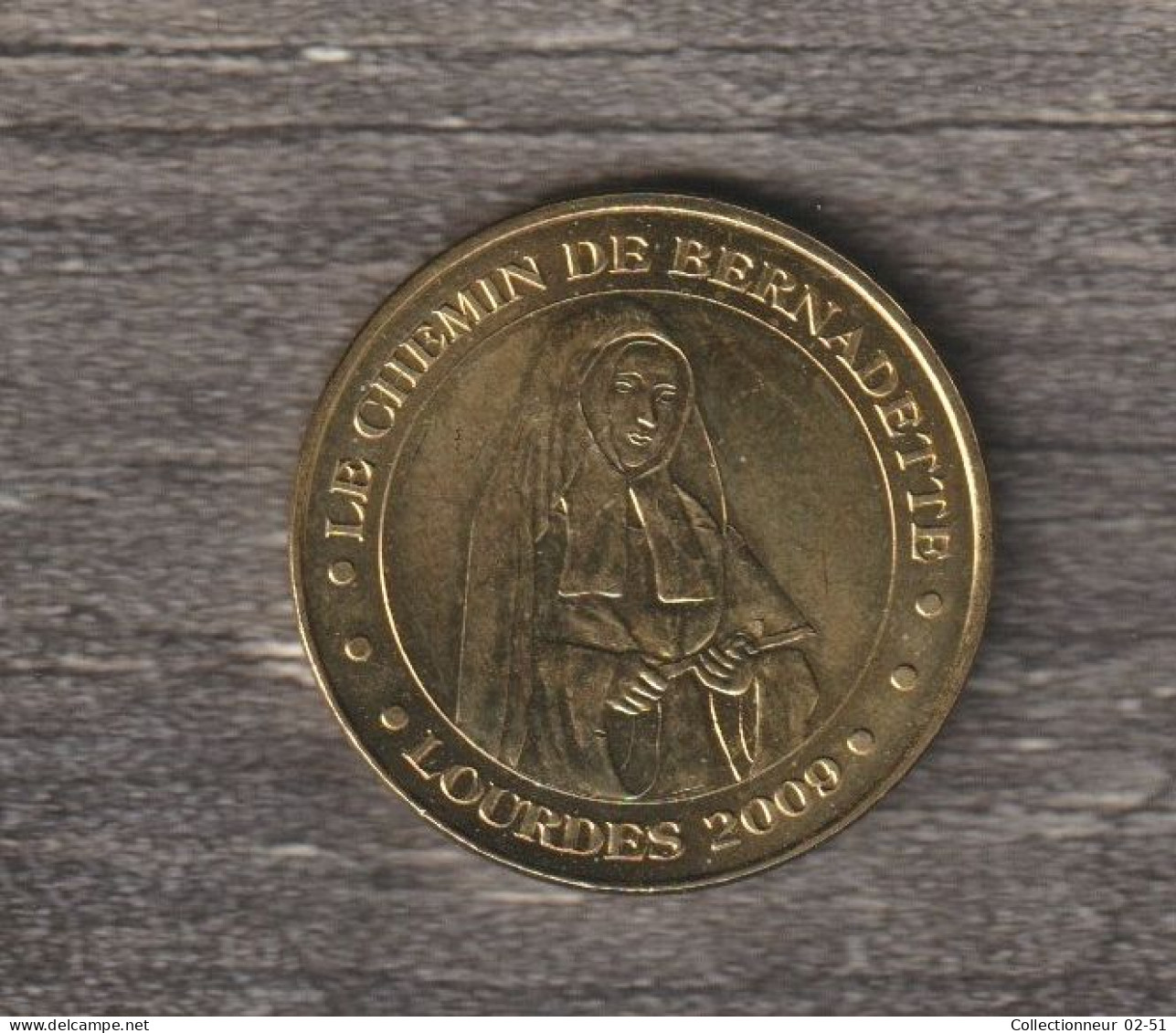 Monnaie De Paris : Le Chemin De Bernadette (Lourdes) - 2009 - 2009