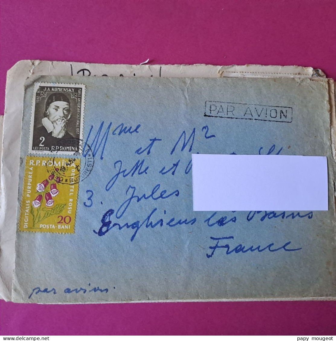 13 Lettres La Majorité Par Avion De Bucarest  à La Même Famille Années 1964 - 1969 Une Partie Avec Correspondance - Covers & Documents
