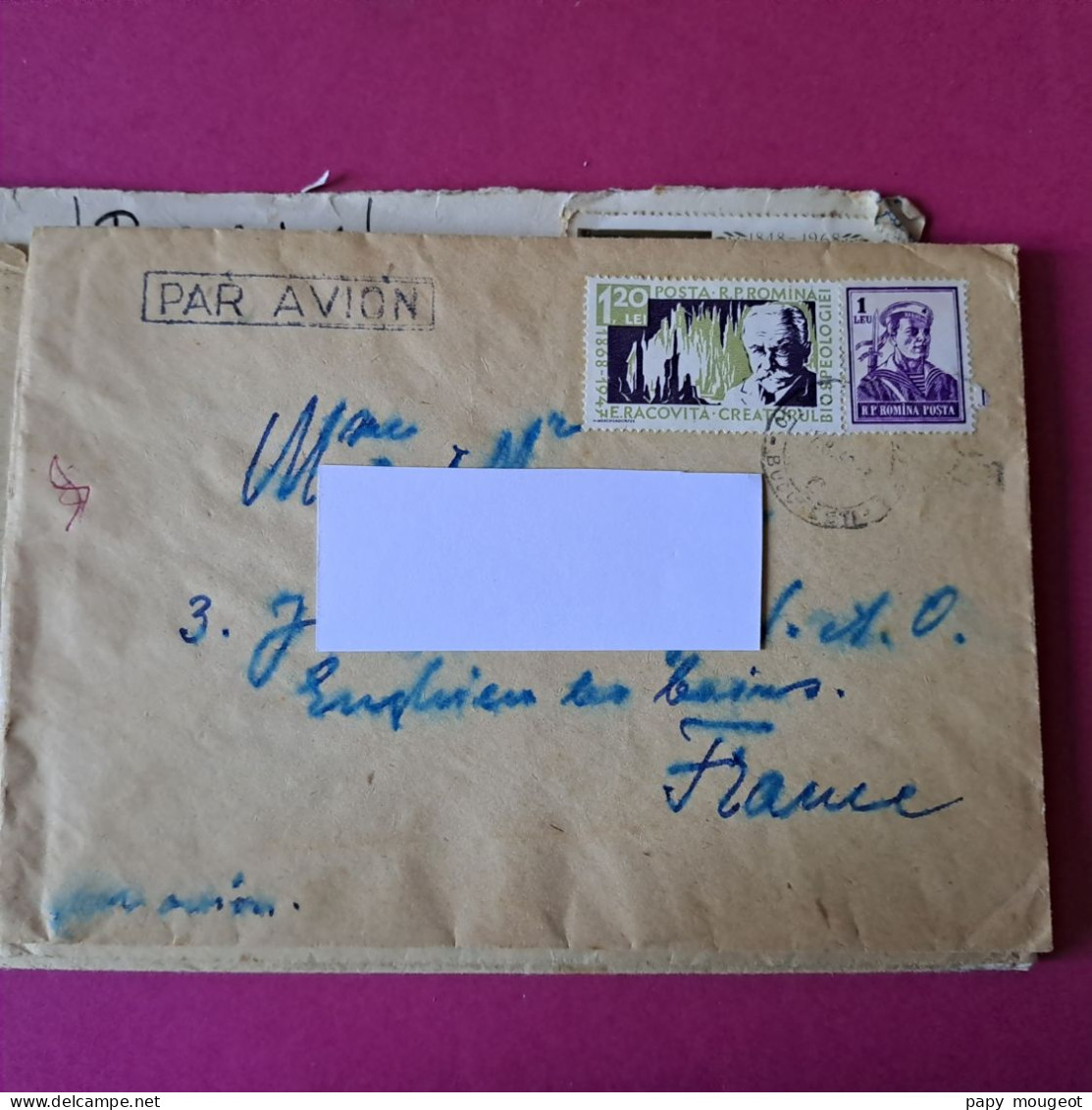 13 Lettres la majorité par avion de Bucarest  à la même famille années 1964 - 1969 une partie avec correspondance