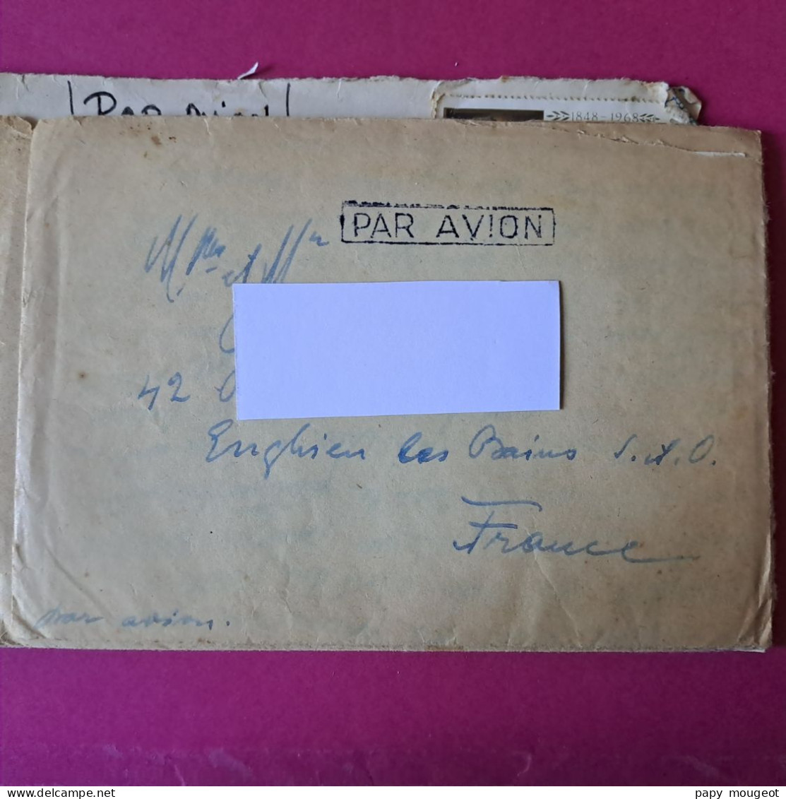 13 Lettres la majorité par avion de Bucarest  à la même famille années 1964 - 1969 une partie avec correspondance