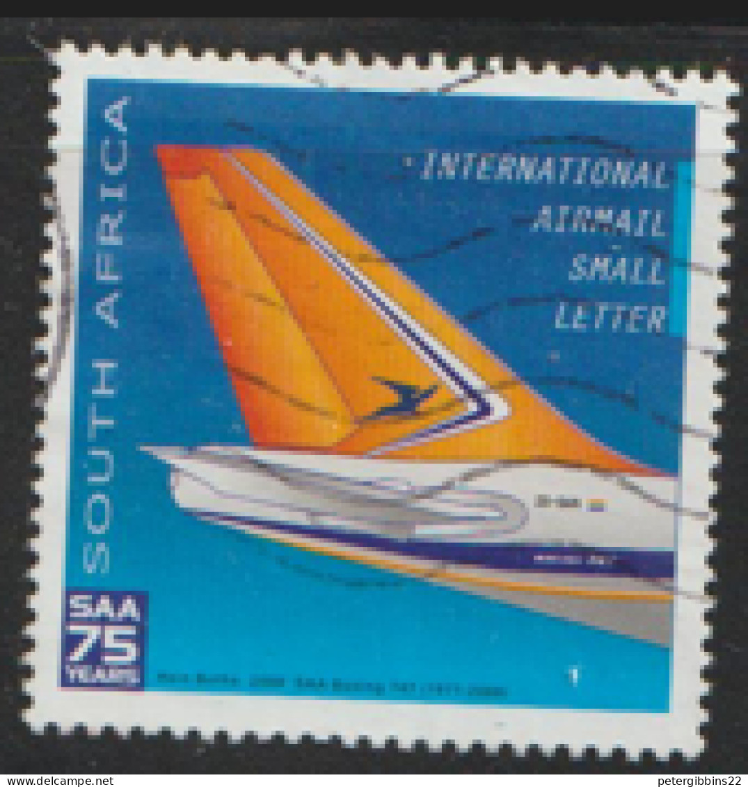 South Africa  2008  SG 1705  S A A Boeing 747   Fine Used - Used Stamps