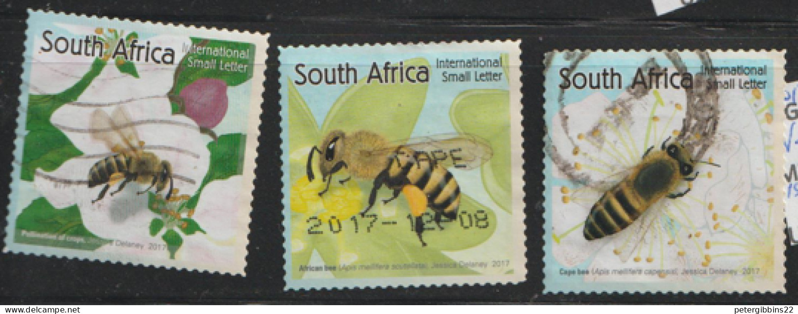 South Africa  2017  Insects  Various Values  Fine Used - Gebraucht