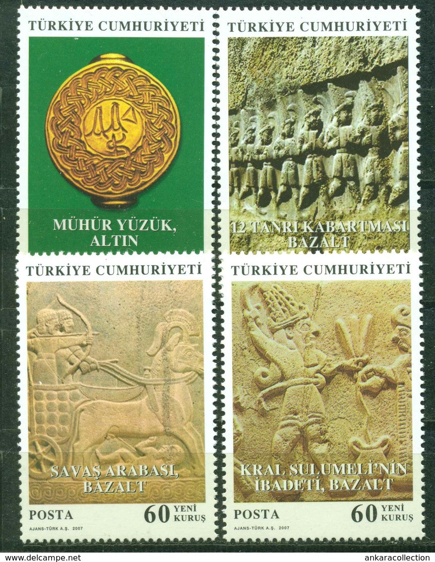 AC - TURKEY STAMP -  ANATOLIAN CIVILISATION HITTITIES MNH 30 MARCH 2007 - Unused Stamps