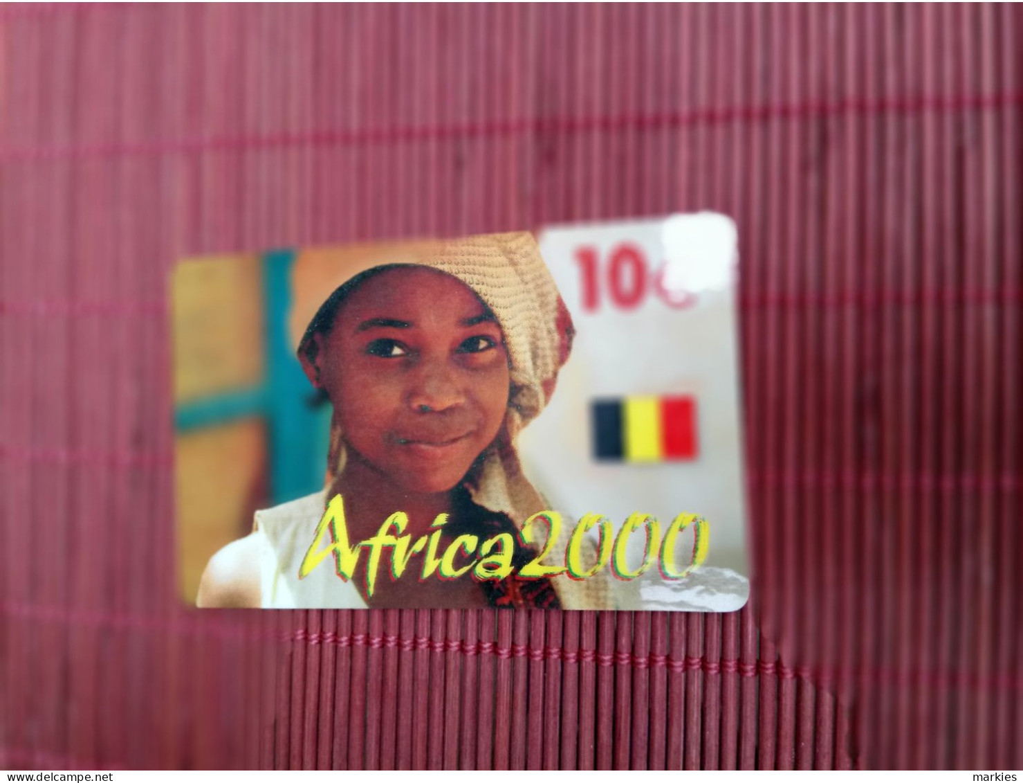 Prepaidcard Africa Belgium Used Rare ! - [2] Prepaid- Und Aufladkarten