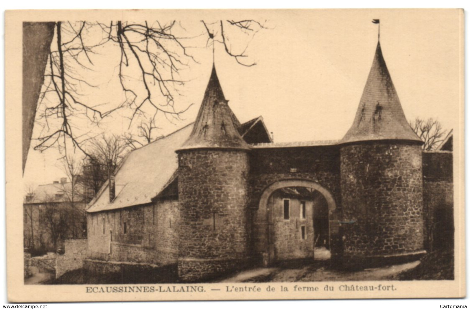 Ecaussinnes-Lalaing - L'entrée De La Ferme Du Château-fort - Ecaussinnes