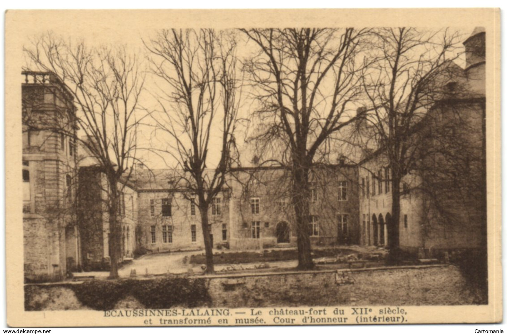 Ecaussinnes-Lalaing - Le Château-fort Du XIIe Siècle Restauré Et Transformé En Musée - Cour D'honneur - Ecaussinnes