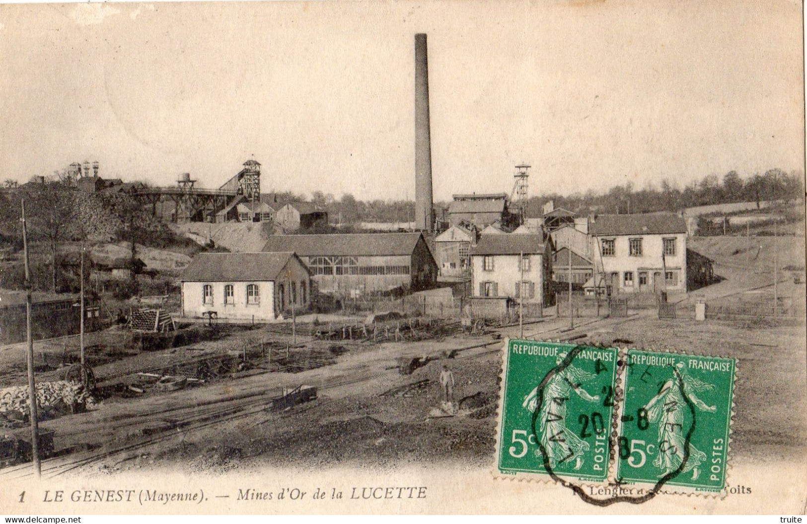 LE GENEST MINES D'OR DE LA LUCETTE - Le Genest Saint Isle