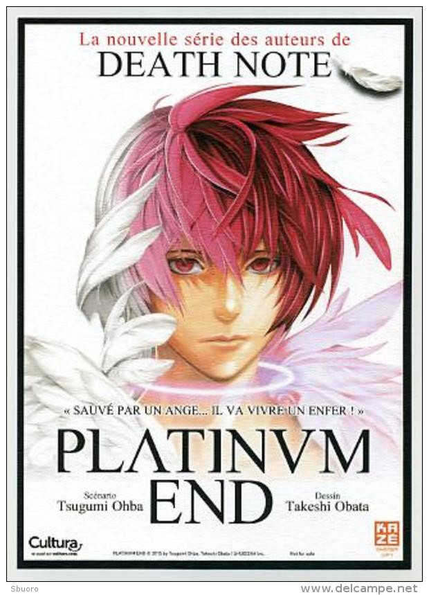 Ex-libris Publicitaire Série Manga Platinum End, Par Les Auteurs De Death Note. XL - Illustrators M - O