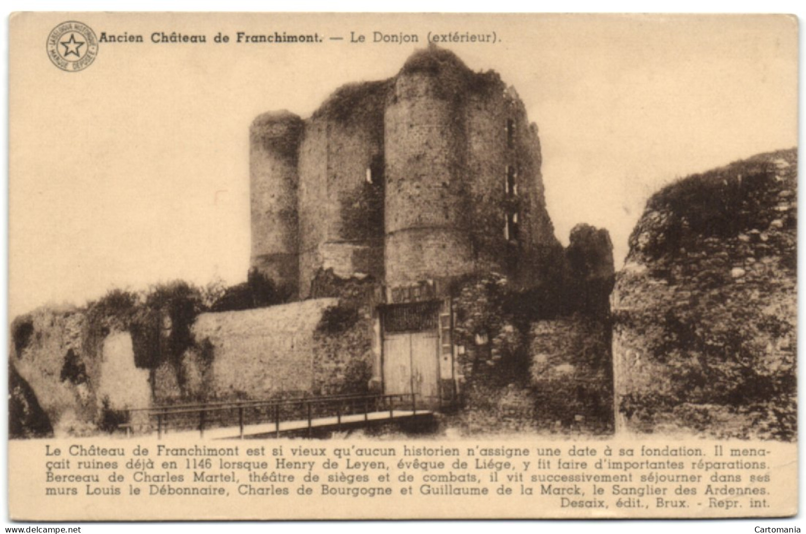 Ancien Château De Franchimont - Le Donjon (extérieur) - Philippeville