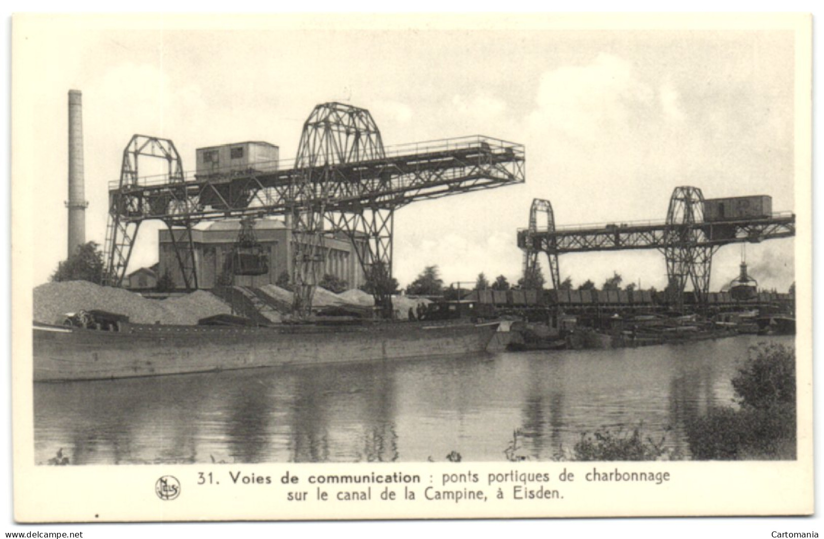 Eisden - Ponts Portiques De Charbonnage Sur Le Canal De La Campine - Maasmechelen