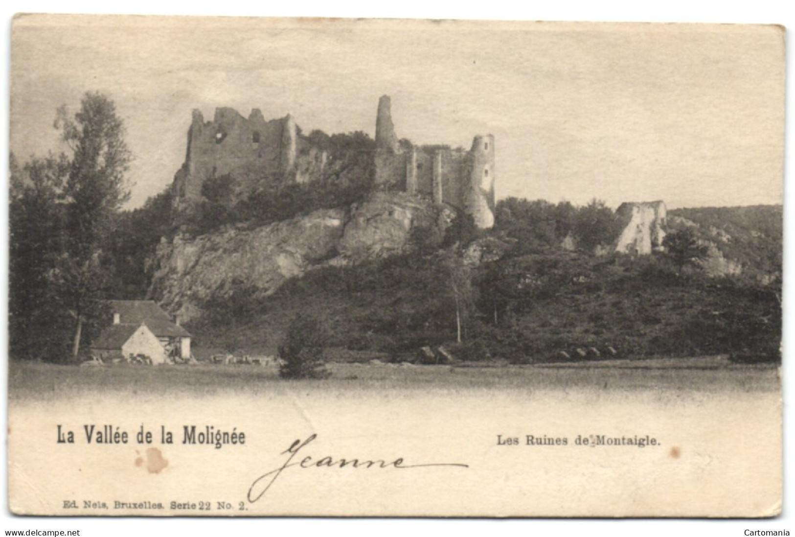 La Vallée De La Molignée - Les Ruines De Montaigle (Nels Série 22 N° 2) - Onhaye