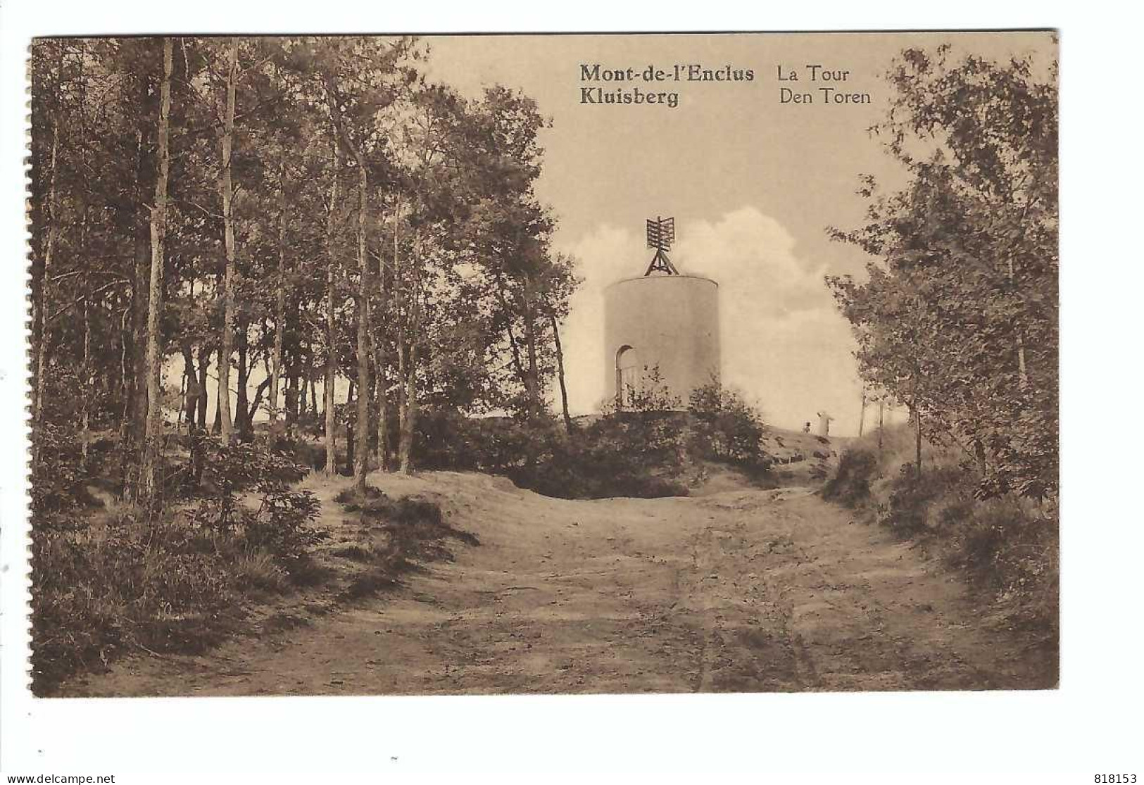 Kluisberg     Mont-de-l'Enclus    La Tour  Den Toren  1938 - Kluisbergen