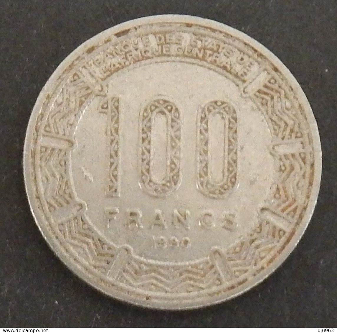 CENTRAFRIQUE 100 FRANCS ANNEE 1990 VOIR 2 SCANS - Zentralafrik. Republik