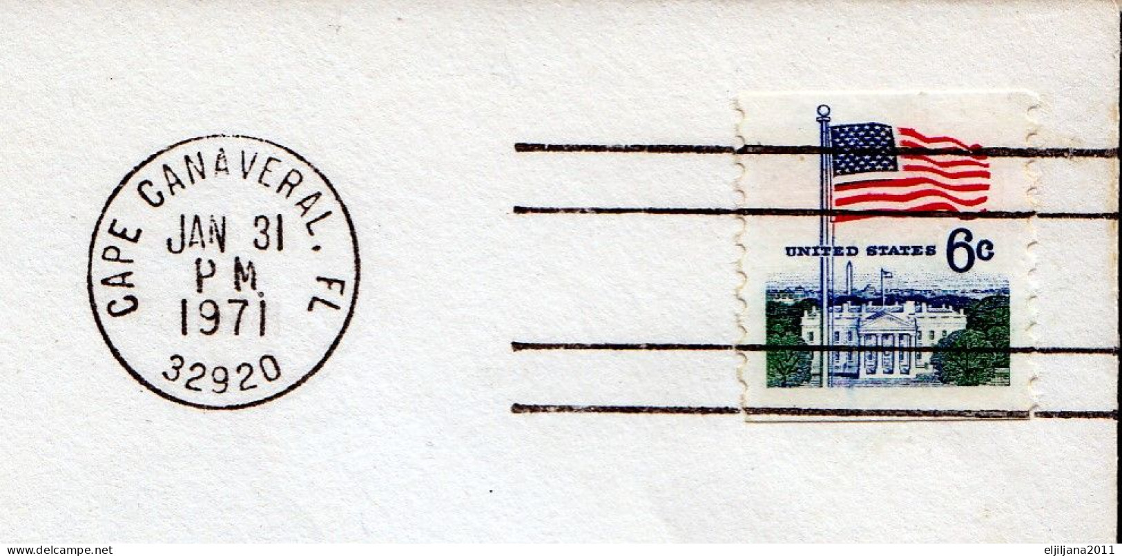 Action !! SALE !! 50 % OFF !! ⁕ USA 1971 - APOLLO 14 Launch, Cape Canaveral ⁕ Nice Cover 6c. - 1971-1980
